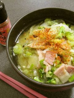 *とろとろキャベツとベーコンの味噌汁*-レシピのメイン写真