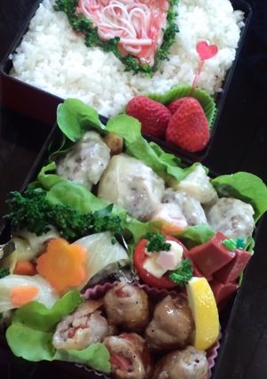 『カニカマご飯のお弁当♪』-レシピのメイン写真
