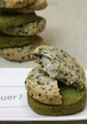 和クッキー☆たっぷり黒ごま-レシピのメイン写真