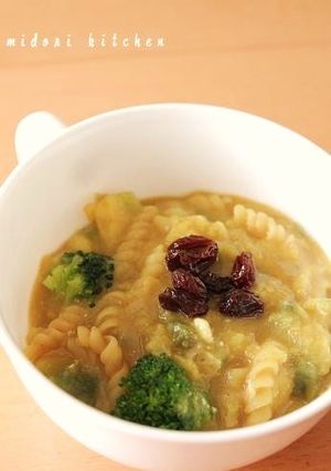 さつまいもとクリームチーズのカレーパスタ-レシピのメイン写真