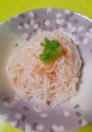 超低糖質　明太子パスタ風糸こんにゃく-レシピのメイン写真