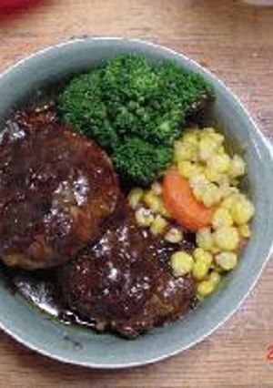 洋食屋さんの味!?煮込みハンバーグ-レシピのメイン写真