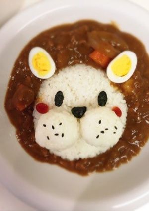 簡単♡ライオンのデコカレー♡-レシピのメイン写真