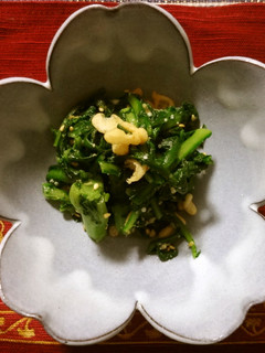 春菊のサクサク塩麹和え-レシピのメイン写真