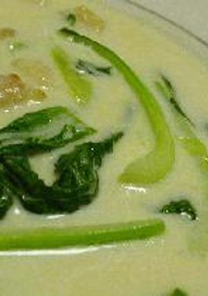 青梗菜のミルク煮-レシピのメイン写真
