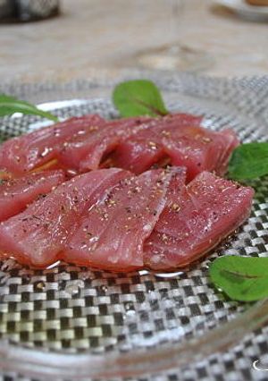 マグロの塩麹カルパッチョ-レシピのメイン写真