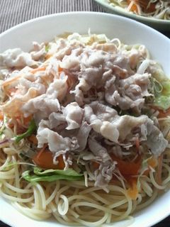 冷しゃぶスパゲッティ-レシピのメイン写真