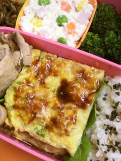 お弁当にも☆もやしと卵のお好み焼き風-レシピのメイン写真