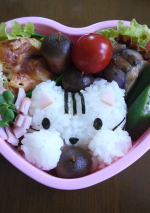 キャラ弁　ねこ♪-レシピのメイン写真