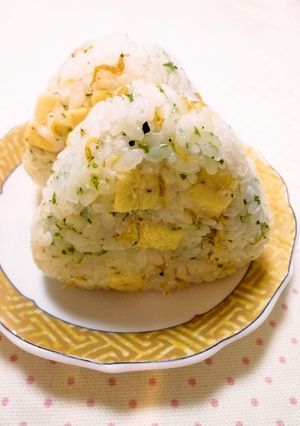 ✿揚げじゃことチーズのおにぎり✿-レシピのメイン写真