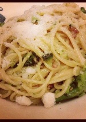 ブロッコリーとベーコンのスパゲティ-レシピのメイン写真