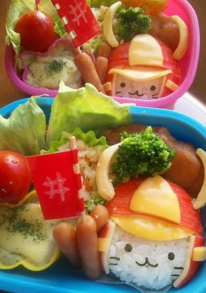 元祖ゆるきゃら♪　ひこにゃん弁当-レシピのメイン写真