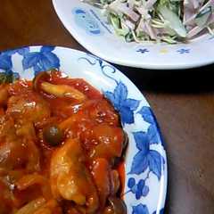 チキンのケチャップ煮-レシピのメイン写真