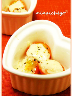 トースターでプチおかず☆トマトチーズ焼き-レシピのメイン写真