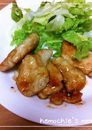 鶏むね肉でやわらか照り焼きチキン-レシピのメイン写真