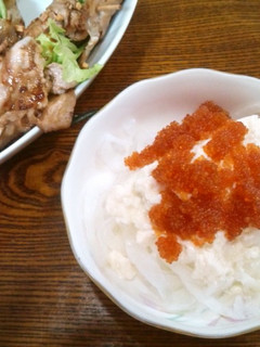 簡単おぼろ豆腐と新玉ねぎのサラダ-レシピのメイン写真