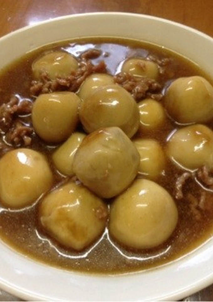 里芋とひき肉のとろとろ煮-レシピのメイン写真