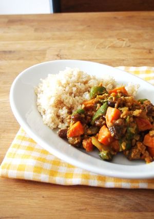 簡単時短！野菜たっぷりドライカレー-レシピのメイン写真