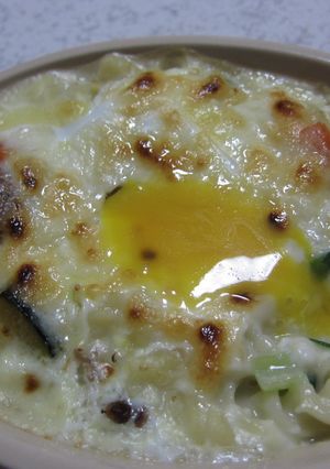 ☆スープパスタの素でとろーり卵グラタン☆-レシピのメイン写真