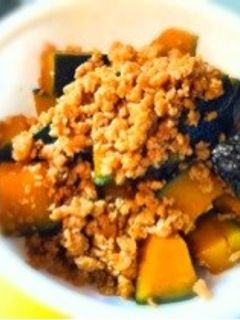 お気に入り♡かぼちゃそぼろ煮☆お弁当にも-レシピのメイン写真