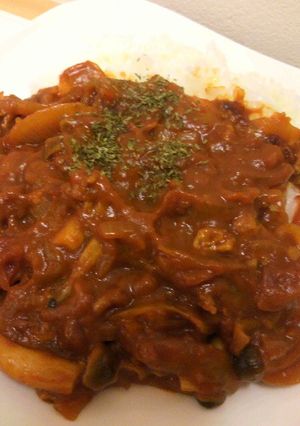トマト缶で☆トマトハヤシライス-レシピのメイン写真