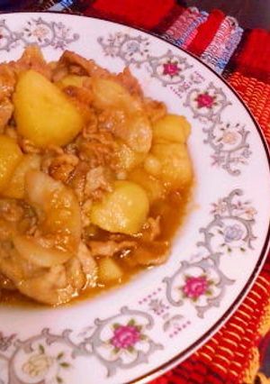 豚肉とじゃがいもの照り煮-レシピのメイン写真