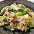 塩麹×チーズ×柚子胡椒の豚肉炒め