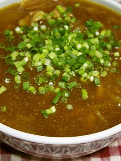 お蕎麦屋新玉ねぎとめんつゆで和風カレー丼-レシピのメイン写真