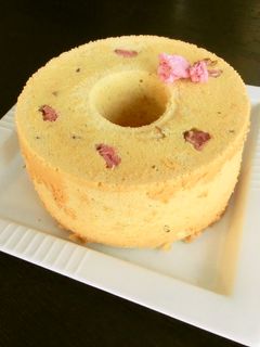 ✿桜シフォンケーキ✿-レシピのメイン写真