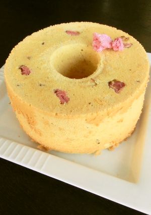 ✿桜シフォンケーキ✿-レシピのメイン写真