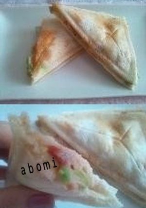 アボトマチーズ＊とろ～りホットサンド-レシピのメイン写真