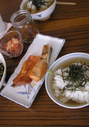 ♪朝茶漬け♪-レシピのメイン写真