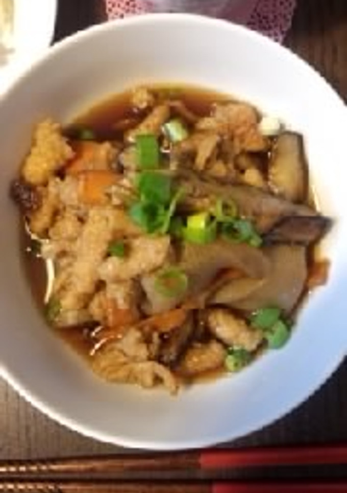 とり皮と野菜の煮びたし-レシピのメイン写真