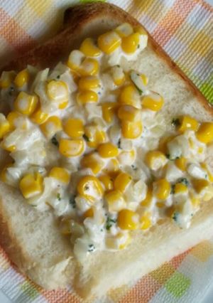 朝食パンやサラダの上に♪コーンマヨソース-レシピのメイン写真