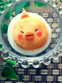 キャラ弁☆ゆで卵DEキスケ-レシピのメイン写真