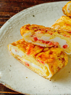 ソースたまご焼きIN紅しょうが-レシピのメイン写真