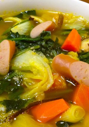 ほっこり温まる☆野菜たっぷりスープ-レシピのメイン写真