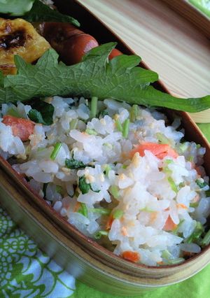 お弁当にピッタリ！「春色混ぜご飯」-レシピのメイン写真