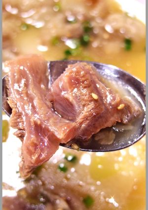 韓国料理牛すじコムタン風コラーゲンスープ-レシピのメイン写真
