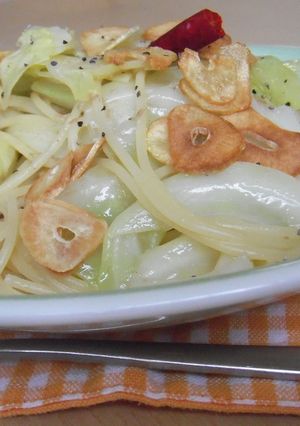 春キャベツとアンチョビのスパゲティ-レシピのメイン写真