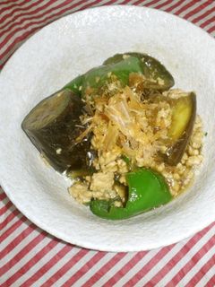 ★簡単♪なすピーマンのそぼろ煮-レシピのメイン写真