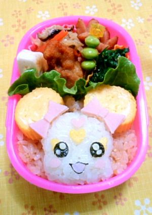 キャラ弁☆プリキュアのキャンディ-レシピのメイン写真