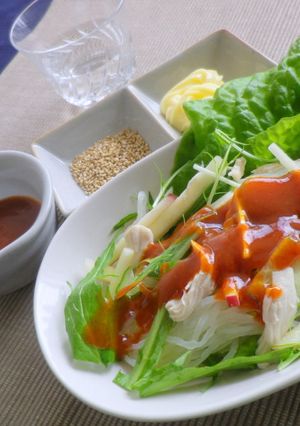 カフェランチ風ビビン冷麺-レシピのメイン写真