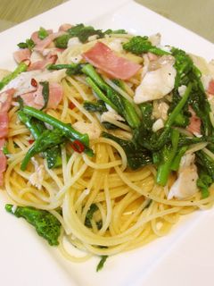 鯛と菜の花のパスタ-レシピのメイン写真