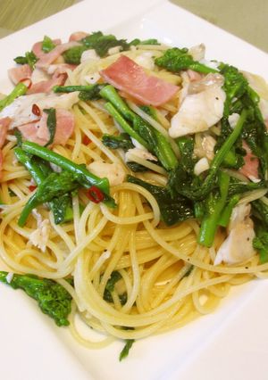 鯛と菜の花のパスタ-レシピのメイン写真