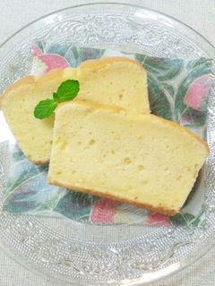 ふわふわ生クリームケーキ-レシピのメイン写真