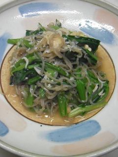 じゃこと青菜の炒め煮!-レシピのメイン写真