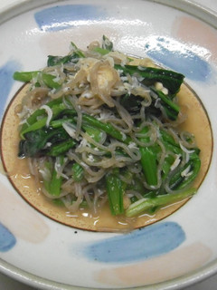 じゃこと青菜の炒め煮!-レシピのメイン写真