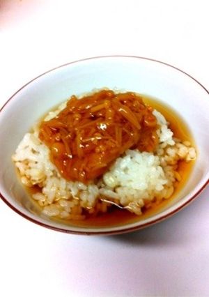 なめ茸の麦茶漬け(^-^)-レシピのメイン写真