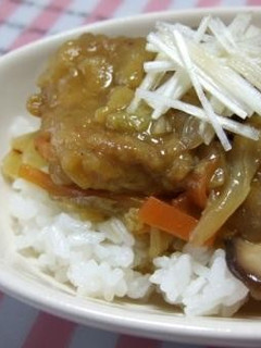 俳骨飯風♪野菜たっぷり豚バラ肉丼-レシピのメイン写真